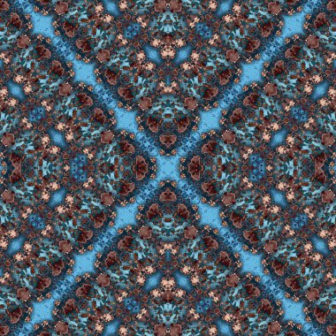 Kusursuz desenli soyut kare. Soyut arkaplan. Doku yaratıcı modern kaleydoskop