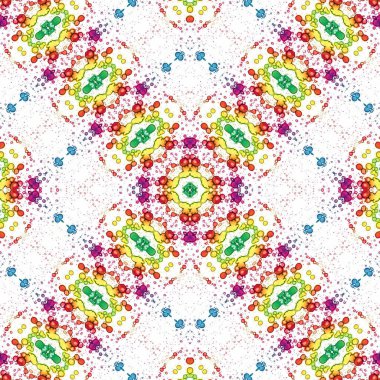 Kusursuz desenli soyut kare. Soyut arkaplan. Doku yaratıcı modern kaleydoskop