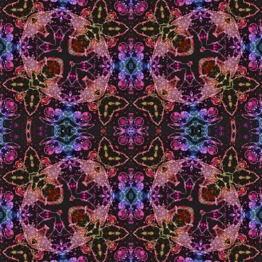 Kusursuz desenli soyut kare. Soyut arkaplan. Doku yaratıcı modern kaleydoskop