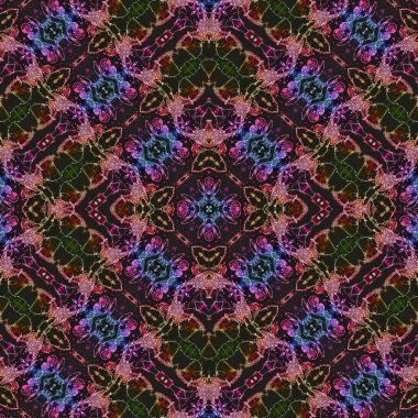 Kusursuz desenli soyut kare. Soyut arkaplan. Doku yaratıcı modern kaleydoskop