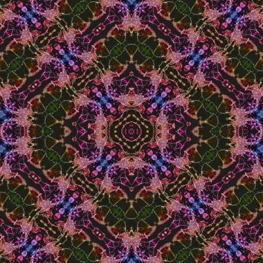 Kusursuz soyut kare deseni. Soyut arkaplan. Yaratıcı doku. Kaleydoskop sanatı