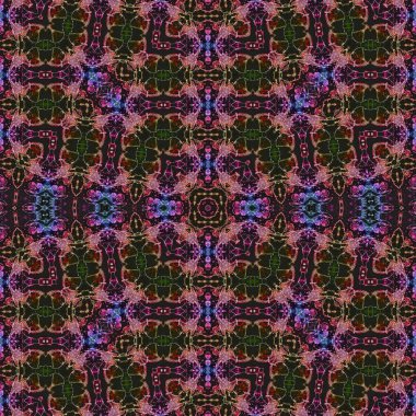 Kusursuz desenli soyut kare. Soyut arkaplan. Doku yaratıcı modern kaleydoskop