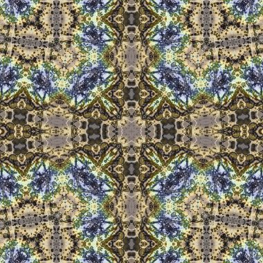 Kusursuz soyut kare deseni. Soyut arkaplan. Yaratıcı doku. Kaleydoskop sanatı