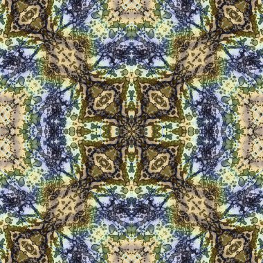 Kusursuz soyut kare deseni. Soyut arkaplan. Yaratıcı doku. Kaleydoskop sanatı