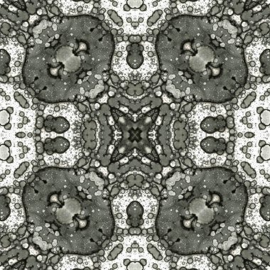 Kusursuz soyut kare deseni. Soyut arkaplan. Yaratıcı doku. Kaleydoskop sanatı