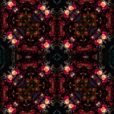 Kusursuz desenli soyut kare. Soyut arkaplan. Doku yaratıcı modern kaleydoskop