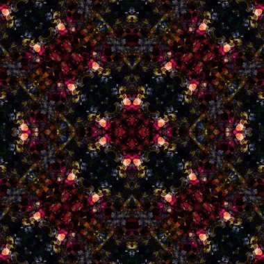 Kusursuz desenli soyut kare. Soyut arkaplan. Doku yaratıcı modern kaleydoskop