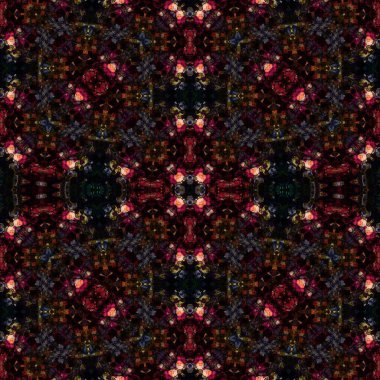 Kusursuz desenli soyut kare. Soyut arkaplan. Doku yaratıcı modern kaleydoskop