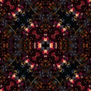 Kusursuz soyut kare deseni. Soyut arkaplan. Yaratıcı doku. Kaleydoskop sanatı