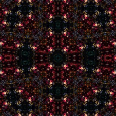 Kusursuz soyut kare deseni. Soyut arkaplan. Yaratıcı doku. Kaleydoskop sanatı