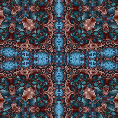 Kusursuz soyut kare deseni. Soyut arkaplan. Yaratıcı doku. Kaleydoskop sanatı