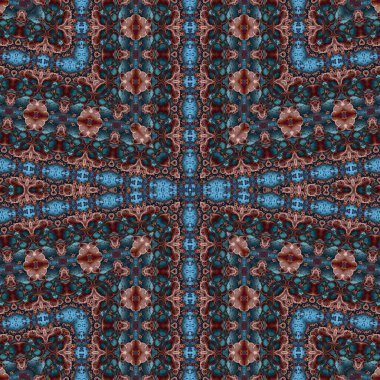 Kusursuz soyut kare deseni. Soyut arkaplan. Yaratıcı doku. Kaleydoskop sanatı