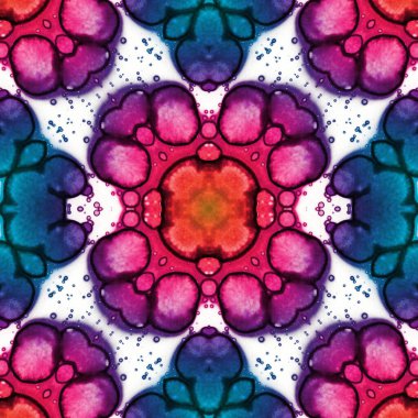 Kusursuz desenli soyut kare. Soyut arkaplan. Doku yaratıcı modern kaleydoskop