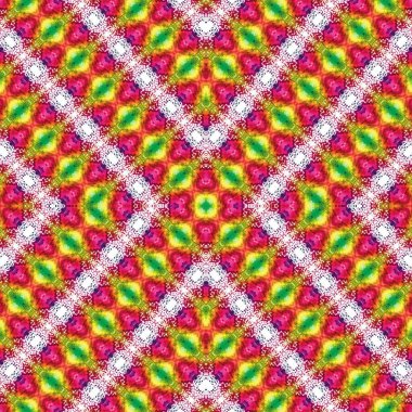 Kusursuz desenli soyut kare. Soyut arkaplan. Doku yaratıcı modern kaleydoskop