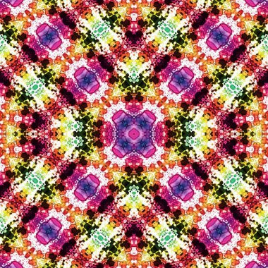 Kusursuz soyut kare deseni. Soyut arkaplan. Yaratıcı doku. Kaleydoskop sanatı