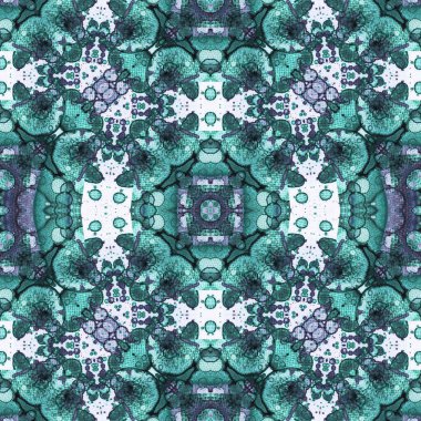 Kusursuz desenli soyut kare. Soyut arkaplan. Doku yaratıcı modern kaleydoskop