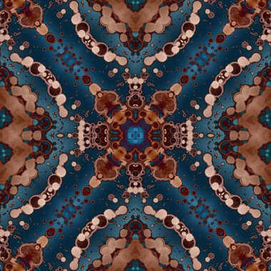 Kusursuz soyut kare deseni. Soyut arkaplan. Yaratıcı doku. Kaleydoskop sanatı