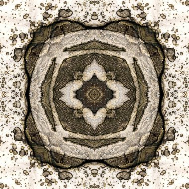 Kusursuz soyut kare deseni. Soyut arkaplan. Yaratıcı doku. Kaleydoskop sanatı