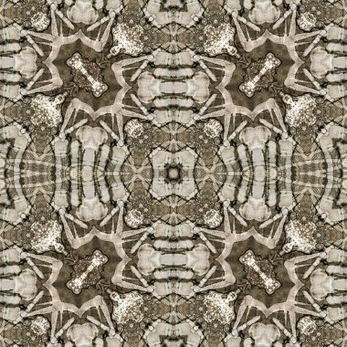 Kusursuz desenli soyut kare. Soyut arkaplan. Doku yaratıcı modern kaleydoskop