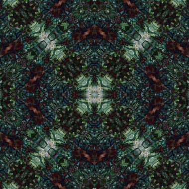 Kusursuz desenli soyut kare. Soyut arkaplan. Doku yaratıcı modern kaleydoskop