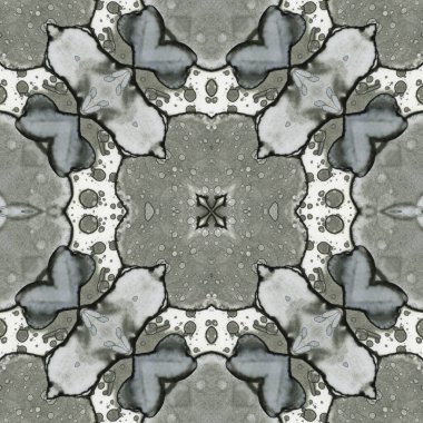 Kusursuz desenli soyut kare. Soyut arkaplan. Doku yaratıcı modern kaleydoskop