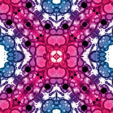 Kusursuz desenli soyut kare. Soyut arkaplan. Doku yaratıcı modern kaleydoskop