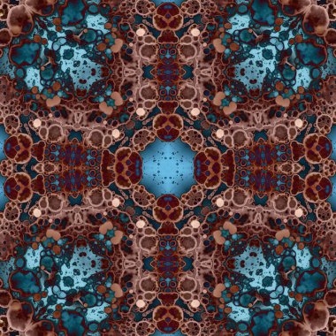 Kusursuz soyut kare deseni. Soyut arkaplan. Yaratıcı doku. Kaleydoskop sanatı