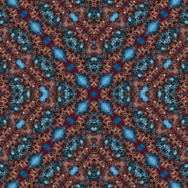 Kusursuz desenli soyut kare. Soyut arkaplan. Doku yaratıcı modern kaleydoskop