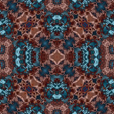 Kusursuz soyut kare deseni. Soyut arkaplan. Yaratıcı doku. Kaleydoskop sanatı