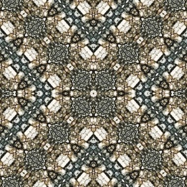 Kusursuz desenli soyut kare. Soyut arkaplan. Doku yaratıcı modern kaleydoskop