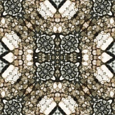 Kusursuz soyut kare deseni. Soyut arkaplan. Yaratıcı doku. Kaleydoskop sanatı