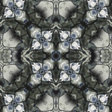 Kusursuz desenli soyut kare. Soyut arkaplan. Doku yaratıcı modern kaleydoskop