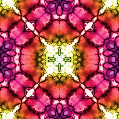 Kusursuz soyut kare deseni. Soyut arkaplan. Yaratıcı doku. Kaleydoskop sanatı