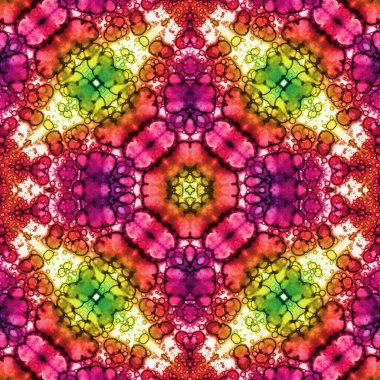 Kusursuz soyut kare deseni. Soyut arkaplan. Yaratıcı doku. Kaleydoskop sanatı