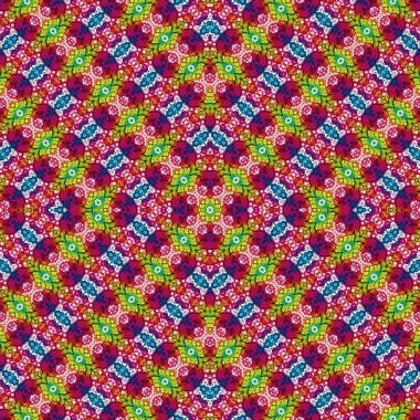 Kusursuz desenli soyut kare. Soyut arkaplan. Doku yaratıcı modern kaleydoskop