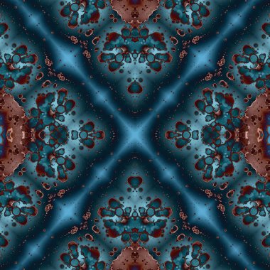 Kusursuz desenli soyut kare. Soyut arkaplan. Doku yaratıcı modern kaleydoskop