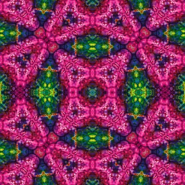 Kusursuz desenli soyut kare. Soyut arkaplan. Doku yaratıcı modern kaleydoskop