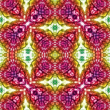 Kusursuz desenli soyut kare. Soyut arkaplan. Doku yaratıcı modern kaleydoskop