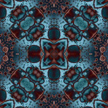 Kusursuz desenli soyut kare. Soyut arkaplan. Doku yaratıcı modern kaleydoskop