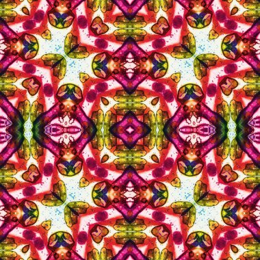 Kusursuz desenli soyut kare. Soyut arkaplan. Doku yaratıcı modern kaleydoskop