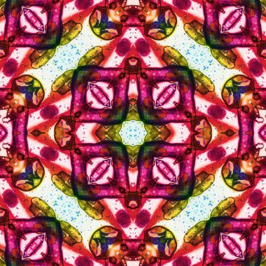 Kusursuz desenli soyut kare. Soyut arkaplan. Doku yaratıcı modern kaleydoskop