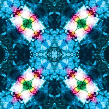 Kusursuz desenli soyut kare. Soyut arkaplan. Doku yaratıcı modern kaleydoskop