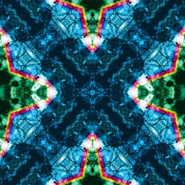 Kusursuz desenli soyut kare. Soyut arkaplan. Doku yaratıcı modern kaleydoskop