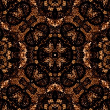 Kusursuz soyut kare deseni. Soyut arkaplan. Yaratıcı doku. Kaleydoskop sanatı