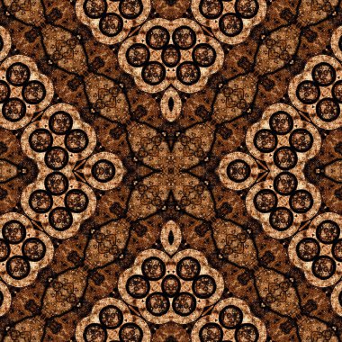 Kusursuz desenli soyut kare. Soyut arkaplan. Doku yaratıcı modern kaleydoskop