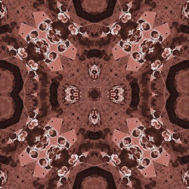 Kusursuz soyut kare deseni. Soyut arkaplan. Yaratıcı doku. Kaleydoskop sanatı