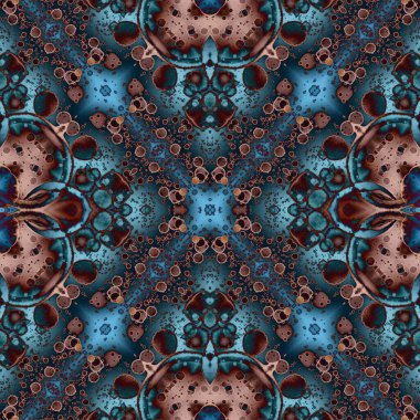 Kusursuz desenli soyut kare. Soyut arkaplan. Doku yaratıcı modern kaleydoskop