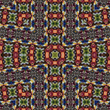 Kusursuz soyut kare deseni. Soyut arkaplan. Yaratıcı doku. Kaleydoskop sanatı