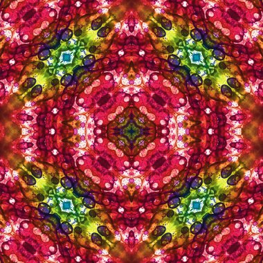 Kusursuz soyut kare deseni. Soyut arkaplan. Yaratıcı doku. Kaleydoskop sanatı