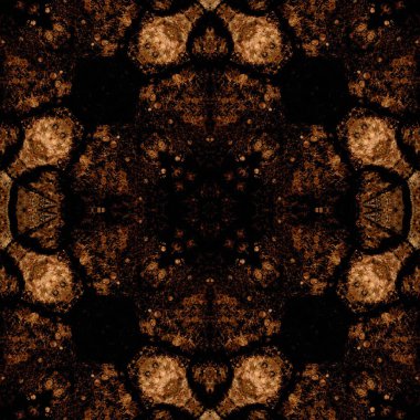 Kusursuz desenli soyut kare. Soyut arkaplan. Doku yaratıcı modern kaleydoskop